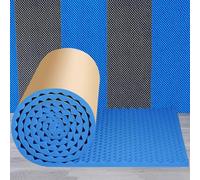 Wall soundproofing materials 1x5m/3.28x16.4ft Sound Insulation Cotton Foam Wall Panel, Self-Adhesive Acoustic Panels For Home Studio Pipe Machine Roll-type soundproofing mats(Blue,3cm/1.18in thick)