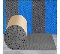 Wall soundproofing materials 1x5m/3.28x16.4ft Sound Insulation Cotton Foam Wall Panel, Self-Adhesive Acoustic Panels For Home Studio Pipe Machine Roll-type soundproofing mats(Red,5cm/1.96in thick)