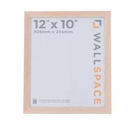 Wall Space 12x10 Oak Frame | Solid Wood Photo Frame With Real Glass | 12 x 10 Inch Picture Frame