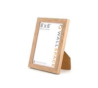 Wall Space 8x6 Oak Frame | Light Oak Photo Frames 8x6 inches | Real Solid Oak Picture Frames | 8 x 6 Inch Oak Photo Frame | All Wooden 8x6 Photo Frames are made from SOLID WOOD and have REAL GLASS