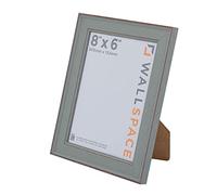 Wall Space 8x6 Shabby Chic Green Photo Frame - Picture Frame for Prints, Images - Rustic Poster Frame Made of Natural Solid Wood & Real Glass - Handmade in UK (203x152mm)