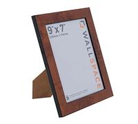 Wall Space 9x7 Walnut Picture Frame | Walnut 7x9 Photo Frame | 9 x 7 inch | 229x178mm | 22.9x17.8cm | Real Wood with Glass | Handmade Wooden Made in UK