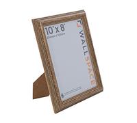 Wall Space Antique 10x8 Gold Picture Frame | Gold 8x10 Photo Frame | 10 x 8 inch | 254x203mm | 25.4x20.3cm | Solid Wood Wooden with Real Glass | Handmade in UK