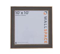 Wall Space Shabby Chic 10x10 Grey Picture Frame | Grey Photo Frame 10x10 | 10 x 10 inch | 254x254mm | 25.4x25.4cm | Solid Wood Wooden with Real Glass | Square | Handmade in UK