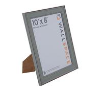 Wall Space Shabby Chic 10x8 Green Picture Frame | Green 8x10 Photo Frame | 10 x 8 inch | 254x203mm | 25.4x20.3cm | Solid Wood Wooden with Real Glass | Handmade in UK