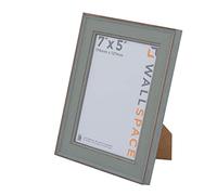 Wall Space Shabby Chic 7x5 Green Picture Frame | Green 5x7 Photo Frame | 7 x 5 inch | 178x127mm | 17.8x12.7cm | Solid Wood Wooden with Real Glass | Handmade in UK