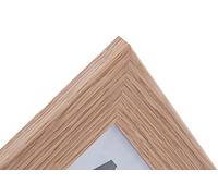 Wall Space Wide A3 Oak Frame with White Mount for 12x8 | Picture Photo Frame | 420x297mm | 42.0x29.7cm | Solid Oak with Real Glass | Handmade Wooden Made in UK