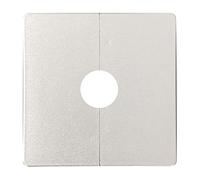 Wall Split Flange Square Escutcheon Plate Water Pipe Wall Covers Reserved Drill Hole Panel Decor for Wires Faucets Pipes Wall Split Flange Pipe Cover