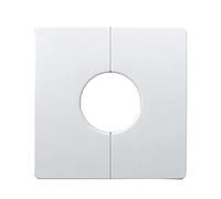 Wall Split Flange Square Escutcheon Plate Water Pipe Wall Covers Reserved Drill Hole Panel Decor for Wires Faucets Pipes Wall Split Flange Pipe Cover