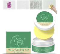Wall Stain Remover & Pen Ink Remover Cream - Multi-Purpose Wall Cleaning Paste Kit, Conditioning Formula for White Walls, Coloured Walls & Wallpaper, Safe Hard Surface Cleaner (100g) (1PCS, One Size)