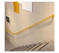 Wall Stair Railing Handrail,Modern Square Stair Handrail Railing Kit - Non-Slip Grab Bars for Kindergarten, Patio, Attic & Corridor - Adjustable Lengths 3ft to 16ft - Stylish Black, White &