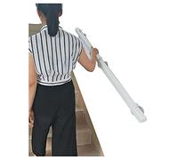 Wall Stair Railing Handrail,White Square Wall Handrail Kit 1ft-10ft, Safe Stair Support for Kids & Family, Garden Loft Deck Railing, 9ft (270cm) Safety Rod for Home & Kindergarten