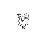 Wall Sticker,Cute Man Woman Washroom Toilet Wc Decor Pvc Adhesive Wall Sticker Waterproof Wall Stickers Practical treatment