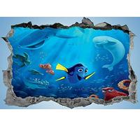 Wall Sticker Finding Dory,Sticker,Decal,Kids,Bedroom,3D,Wall Art,Mural