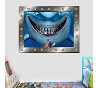 Wall Sticker Finding Nemo Wall Decal 3D Sticker Vinyl Decor Bedroom Bathroom Nursery