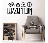 Wall Sticker Led Zeppelin Rock Classic Old Music Band Car Laptop Sticker Singer Super Star Music Auto Pc Decal Vinyl Decor 56 * 28Cm