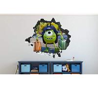Wall Sticker Monster Inc Custom Wall Decal 3D Wall Sticker Art