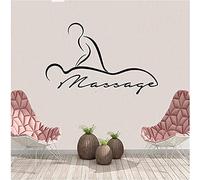 Wall Sticker Relaxing Spa Massage Beauty Salon Health Care Shop Decoration Sticker 90X57Cm