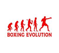 Wall Stickers Boxing e 30x64.9cm Do not Damage The Wall Surface Red