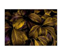 Wall Stickers Decor Photo Sticker 42.00x29.70cm Beautiful Honey-Colored Leaves No. H10694M_NS1A3