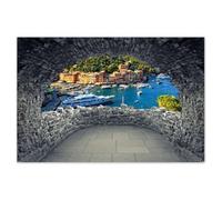 Wall Stickers Decor Photo Sticker 90x60cm Beautiful Yachts in Liguria Italy No. H10745M_WCNS1L