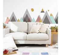Wall Stickers for Living Room Bedroom Decoration Giant Scandinavian Mountains 95 x 135 cm