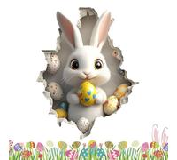 Wall Stickers & Frescoes | 2D Cartoon Sticker, Rabbit Egg Pattern Perforated Design Decorative - Für Bass Ukulele Geige Instrumenten Wartung