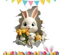 Wall Stickers | Geigen Pflege Set | Rabbit Egg Motif Perforated Decorative Design - Für Bass Ukulele Geige Instrumenten Wartung