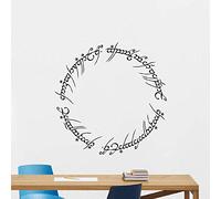 Wall Stickers Lord of The Rings Home Decor Living Room Movie Sticker Ring of Power Poster Removable Wallpaper Bedroom 42 * 42Cm