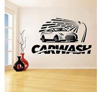 Wall Stickers Mural Decals Wallpaper Car Wash Auto Garage Service Wall Stickers Car Washing Service Decoration Mural 70X42Cm