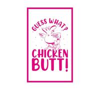 Wall Stickers Paster Paper Guess What Chicken Butt Quotes Typography and Mug Design 57.6x93.6cm It Won't Fall Off Rosered