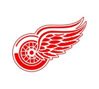 Wall Stickers Paster Paper Logo of The Detroit Wings National Hockey League Team 49.4x66.7cm It Won't Fall Off Red