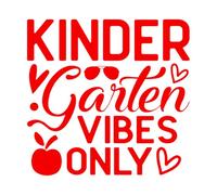 Wall Stickers Paster Paper Unique Baby Boys Kindergarten Vibes only Back to 54.6x56.8cm Window Decals Red