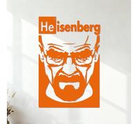 Wall Stickers Paster Paper Work Breaking Bad Enberg 54.6x81cm Easy Installation Orange