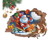 Wall Stickers, Wall Stickers - Removable 3D Wall Stickers Wall Sticker | Break Through, Winter Wall Decoration for Bedroom