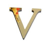Wall Stickers with Letters - 3D Acrylic Self-Adhesive, Large Letters Light Gold, Decorative 'to on the Farm for Wedding Party' Office to Bedroom at Home