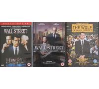 WALL STREET TRILOGY 1-3 COMPLETE COLLECTION / 1. WALL STREET / 2. MONEY NEVER SLEEPS / 3. THE WOLF OF WALL STREET = ULTIMATE 3x DVD SET