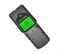 Wall Stud Detector 6-in-1 With Metal, Wire, Pipe And AC Voltage Detection Built-in Magnetic Pin Finder | Digital Screen Display (Black)