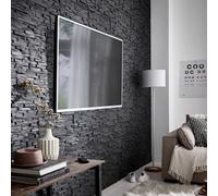 Wall!Supply Wallsupply Ultralight Benevento Stone 3D Media Wall Panels Tiles Eps, 30Pcs 3.15M² Black Stone