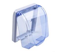 Wall Switch Cover Box for 86 Type Wall Socket, Waterproof Flip Cap Outlet Cover, Plastic Protective Box 110mm x 95mm, Compatible with Home Office Hotel Use(Blue)