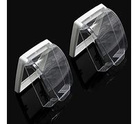 Wall Switch Socket Splash Guard Box Cover - Socket Cover Made of PC Plastic, Transparent Flip Cap Waterproof, Fits 86 Type Switched Socket, for Bathroom Kitchen. 2 Pieces