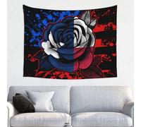 Wall Tapestries America Flag Texas Flag Roses Tapestries Lightweight Wall Hanging Anti-Fading Tapestry For Home Decor Room Dorm M
