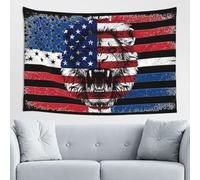 Wall Tapestries Dominican Republic Flag State Flag America Flag Lion Head King Garden Tapestry Décor Wall Hanging Bedroom Aesthetic Tapestry For Living Room Gift L