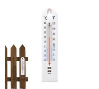 Wall Temperature Sensor - Anti Glare Display, Digital Meter Indicator, Indoor Climate Monitor, Thermal Tracking Hardware, Weather Monitoring Category, Small White Modern Household Accessory