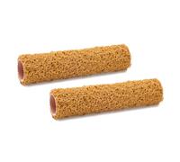 Wall Texture Roller Cover Refills 9 Inch | Pair Mesh Paint Sleeves for Decorative Plaster, Joint Compound Work, Ceiling Finish Renewal, Easy Cleanup