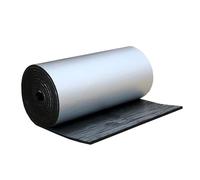 Wall Thermal Insulation Roll Auto Adhesive Soundproof Cotton Layer Aluminium Foil Membrane 5mm Thick with Foam Core Insulating Radiator Reflectors, for Chicken coops, Kennels, Greenhouses ( Size : 1mx