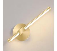 Wall Three-Color Dimmable Wall Lamp Aluminum Led Lamp Ceiling Wall Mountednimalist Long Tube Wall Sconce Lamp/Left/Left