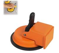 Wall Tile Leveler with Strong 118mm Suction Cup, Adjustable Height Setter, 2026 Upgraded Floor Gap Fixer Tool Tile Countertop Installation Tools for Marble, Glass, Stone and Smooth Boards (A)