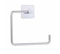 Wall Toilet Paper Holder Chrome - Adhesive Pad + Screw