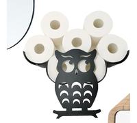 Wall Toilet Paper Storage,Wall Hangable Toilet Tissue Rack | Decorative Toilet Paper Holder Roll Storage Shelf, Animal Shaped Paper Holder for Extra 8 Rolls